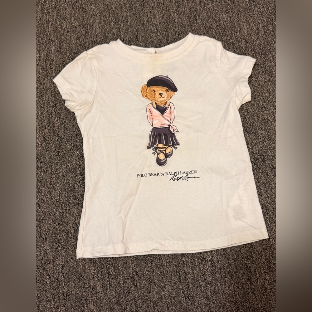 Ralph Lauren polo bear tshirt size 24 months